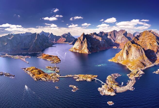Oversiktsbilde over Lofoten